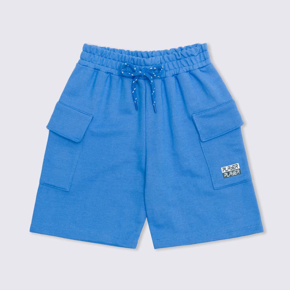 Bermuda 4 a 10 anos Moletom Bolsos Cargo Hot Dog