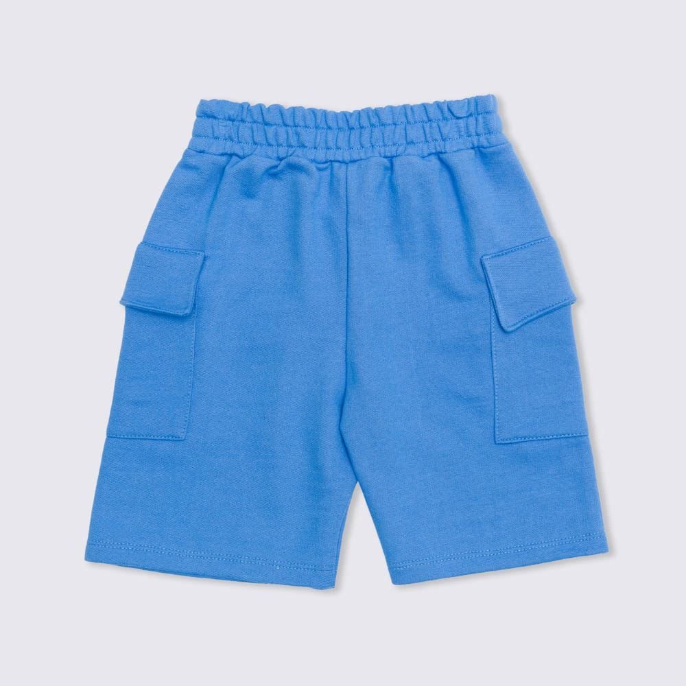 Bermuda 4 a 10 anos Moletom Bolsos Cargo Hot Dog