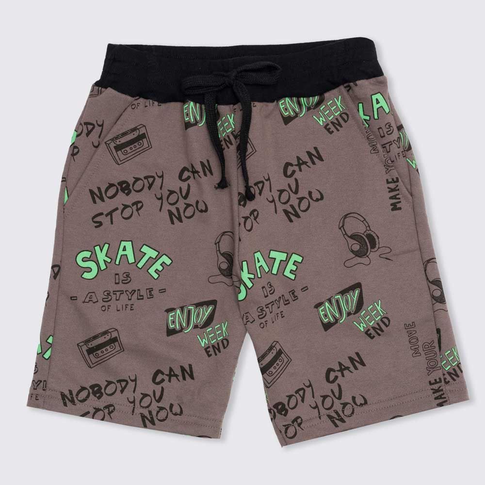 Bermuda 4 a 10 anos Moletom Nobody Can Hot Dog