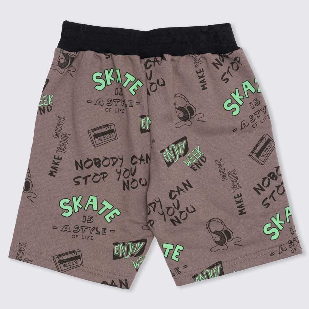 Bermuda 4 a 10 anos Moletom Nobody Can Hot Dog