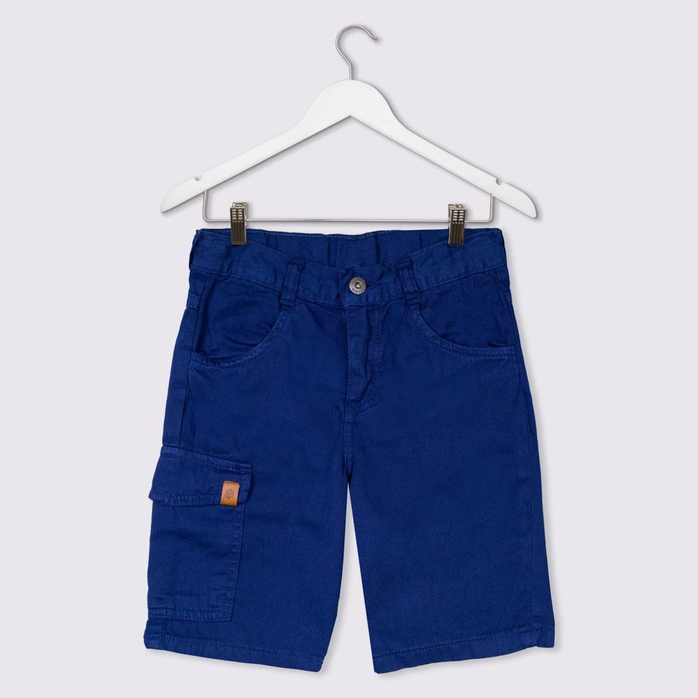 Bermuda 4 a 10 anos Sarja + Bolso Cargo Hot Dog