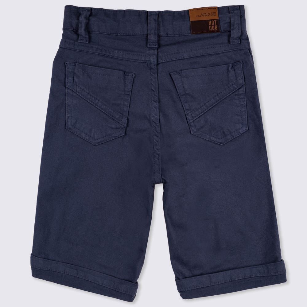 Bermuda 4 a 10 anos Sarja + Bolsos Hot Dog