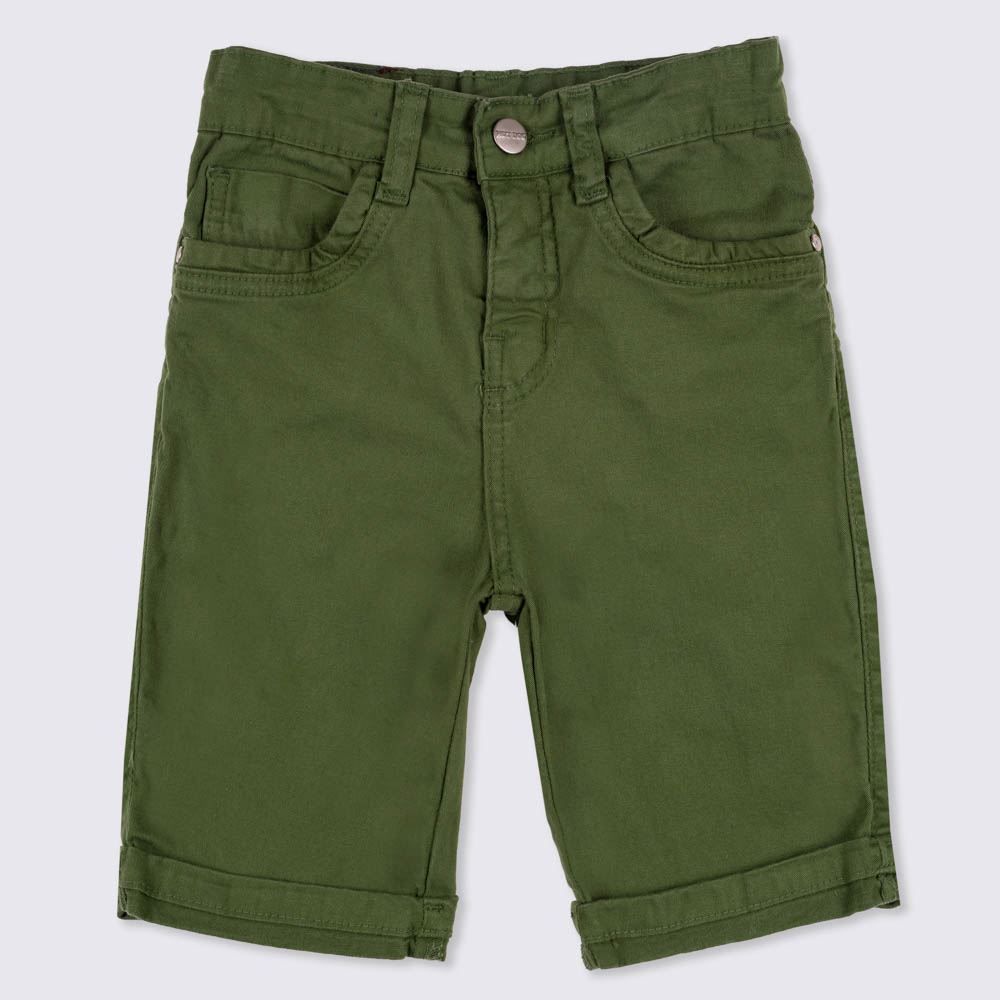 Bermuda 4 a 10 anos Sarja + Bolsos Hot Dog