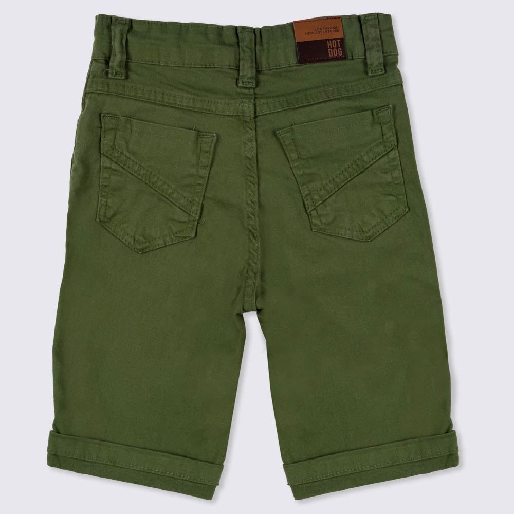 Bermuda 4 a 10 anos Sarja + Bolsos Hot Dog