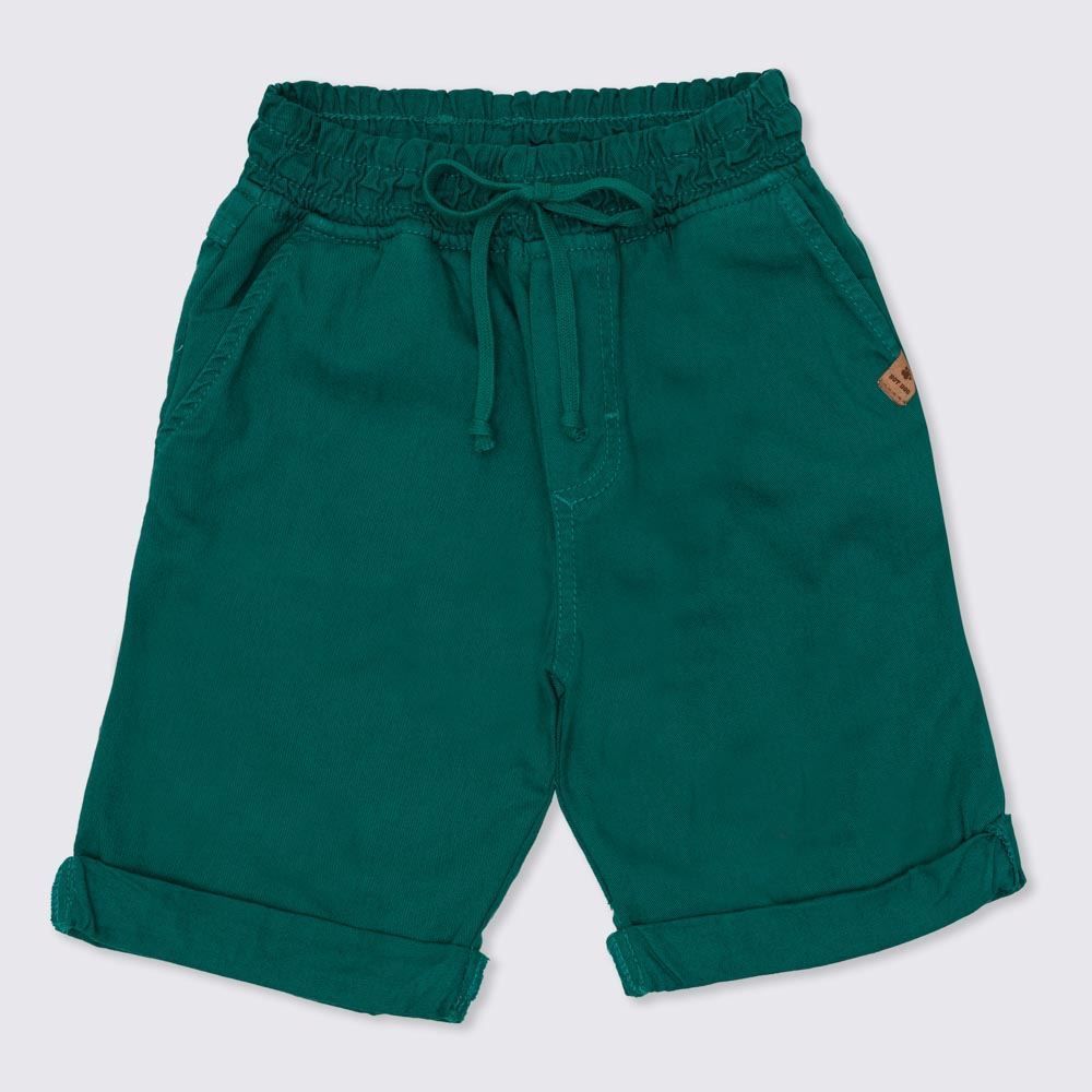 Bermuda 4 a 10 anos Sarja Barra Dobrada Hot Dog