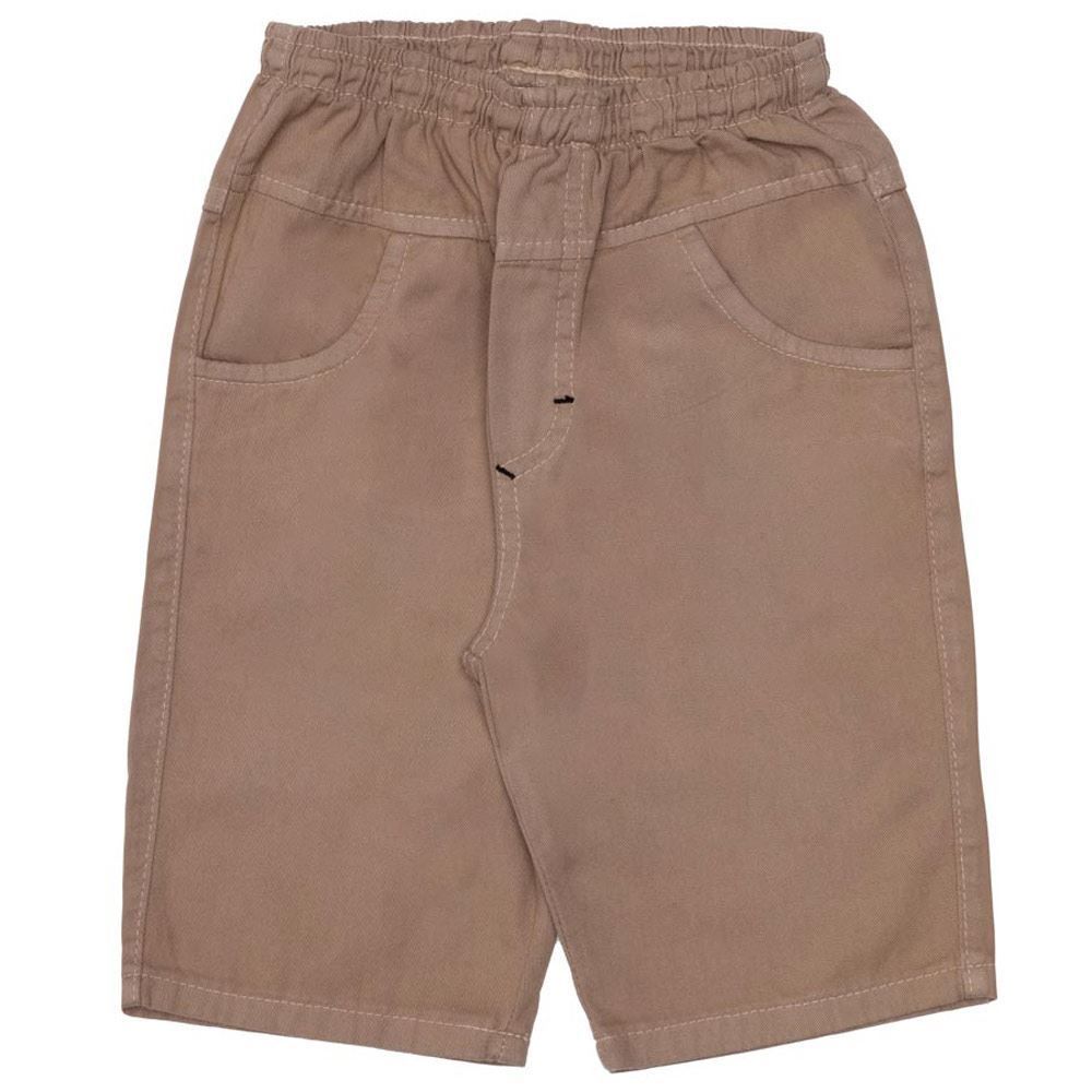 Bermuda 4 a 10 anos Sarja Cós de Elástico Hot Dog