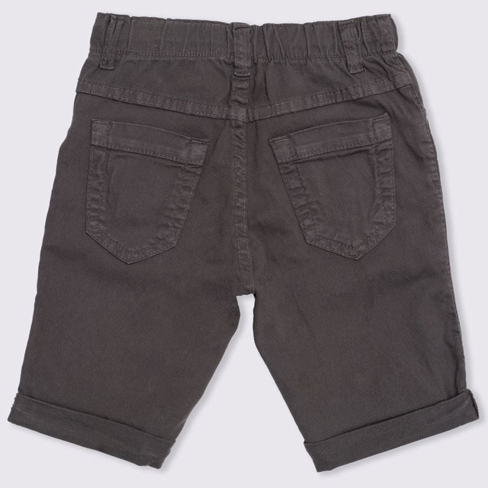 Bermuda 4 a 10 anos Sarja Jogger + Barra Virada Hot Dog