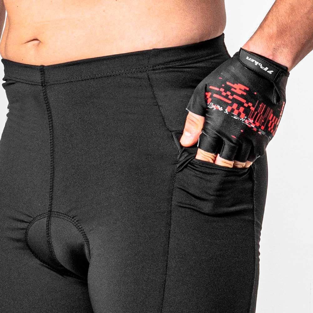 Bermuda Bike com Bolso Gel Confort Poker