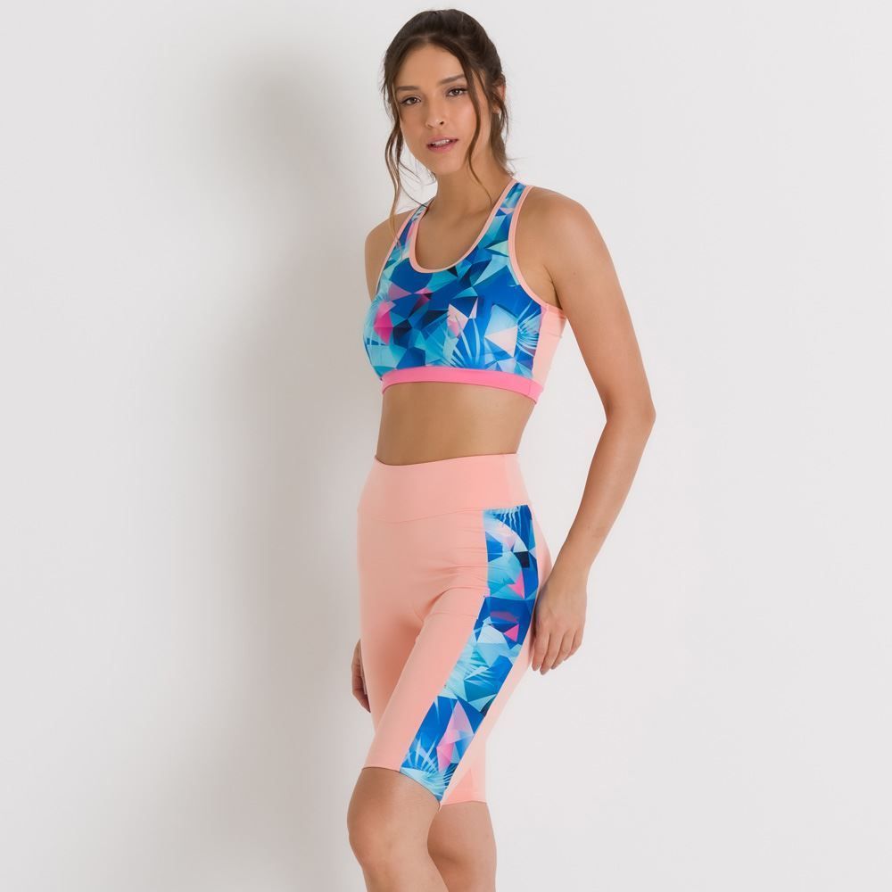 Bermuda Ciclista Estampa Lateral Scream