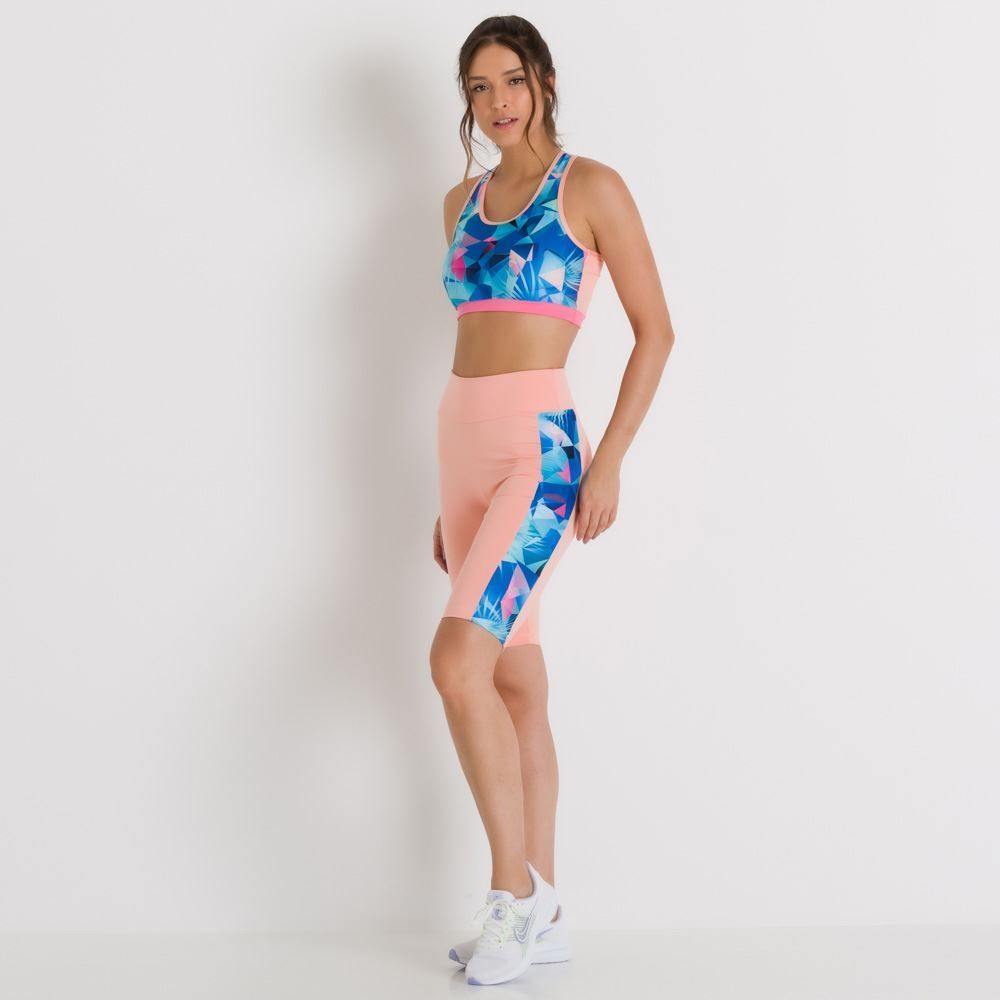 Bermuda Ciclista Estampa Lateral Scream