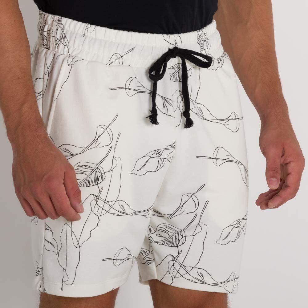 Bermuda com Bolso Full Print Marc Alain