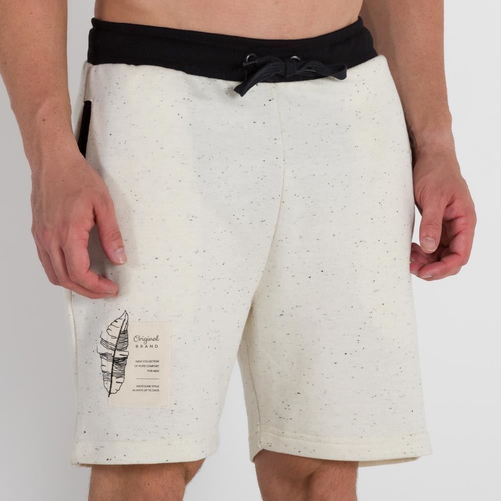 Bermuda com Cordão e Aplique Thing