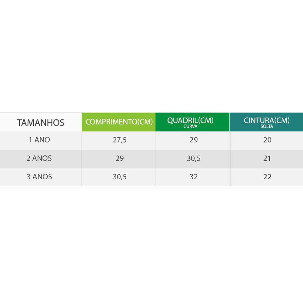 Bermuda de 1 a 3 Anos Moletom com Faixa Fakini