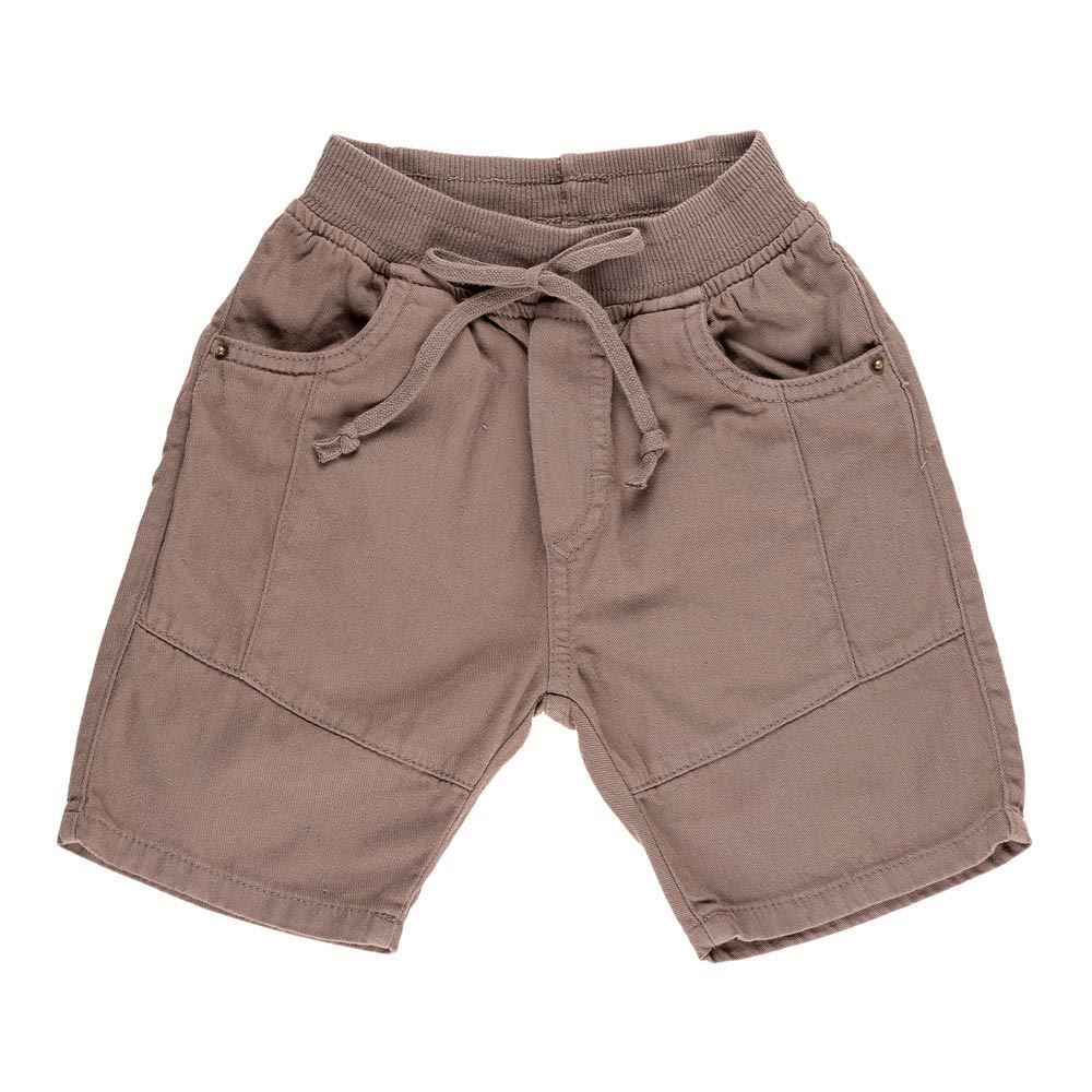 Bermuda de 1 a 3 Anos Sarja com Recorte Yoyo Kids