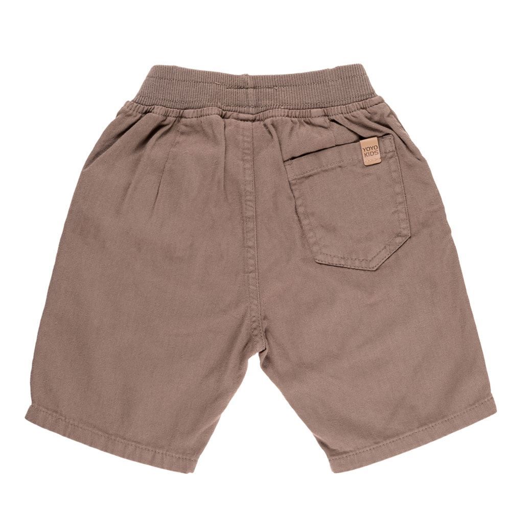 Bermuda de 1 a 3 Anos Sarja com Recorte Yoyo Kids
