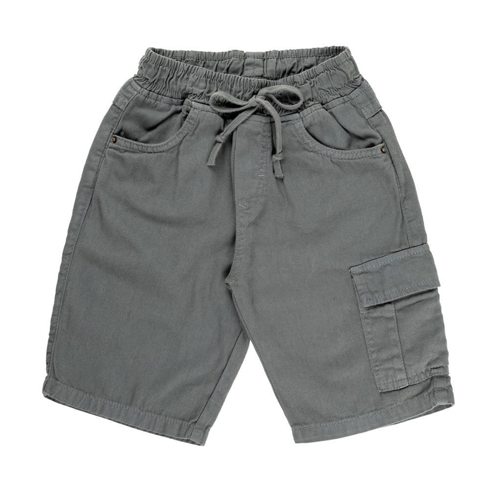 Bermuda de 4 a 10 Anos Sarja Jogger Cargo Hot Dog