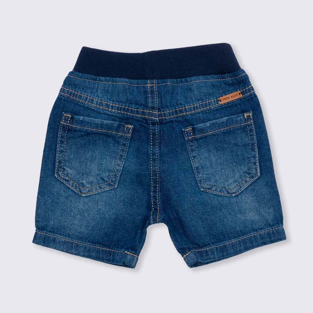 Bermuda de Bebê Jeans Cós Ribana Yoyo Baby