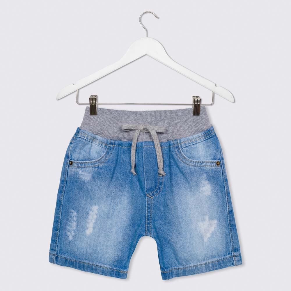 Bermuda de Bebê Menino Jeans Jogger Yoyo Baby