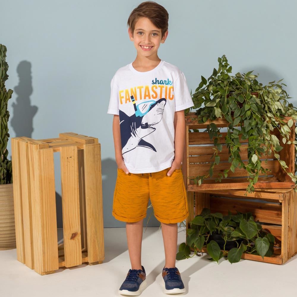 Bermuda de Bebê Menino Moletom Jet Yoyo Baby