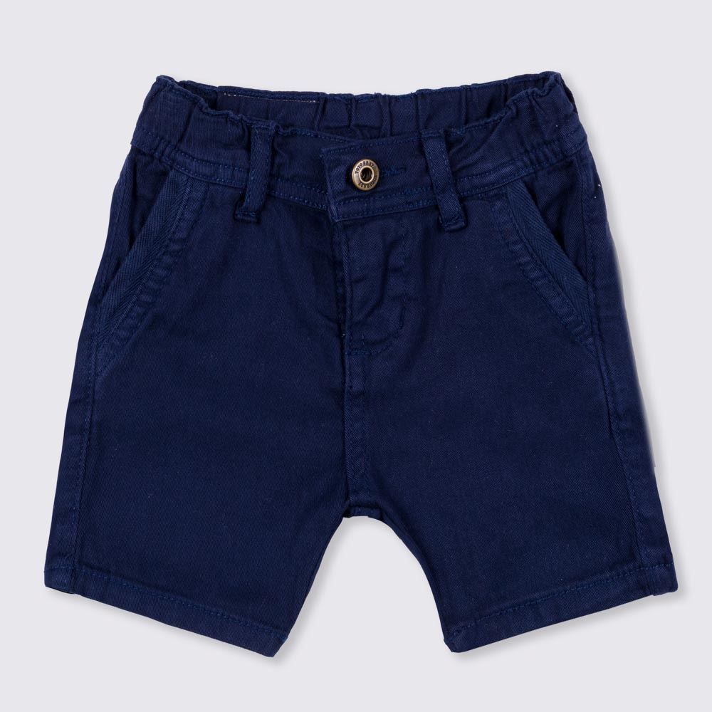 Bermuda de Bebê Sarja Yoyo Baby