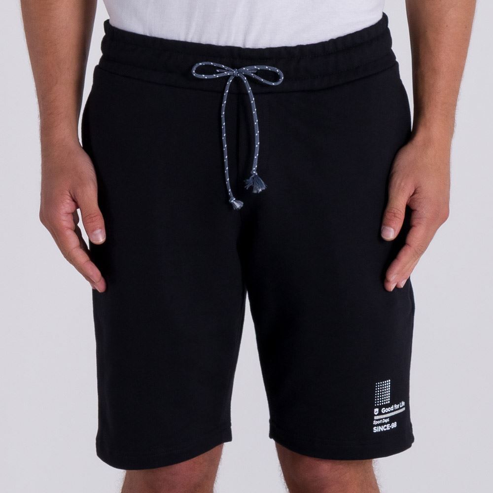 Bermuda de Moletom com Estampa Colisão