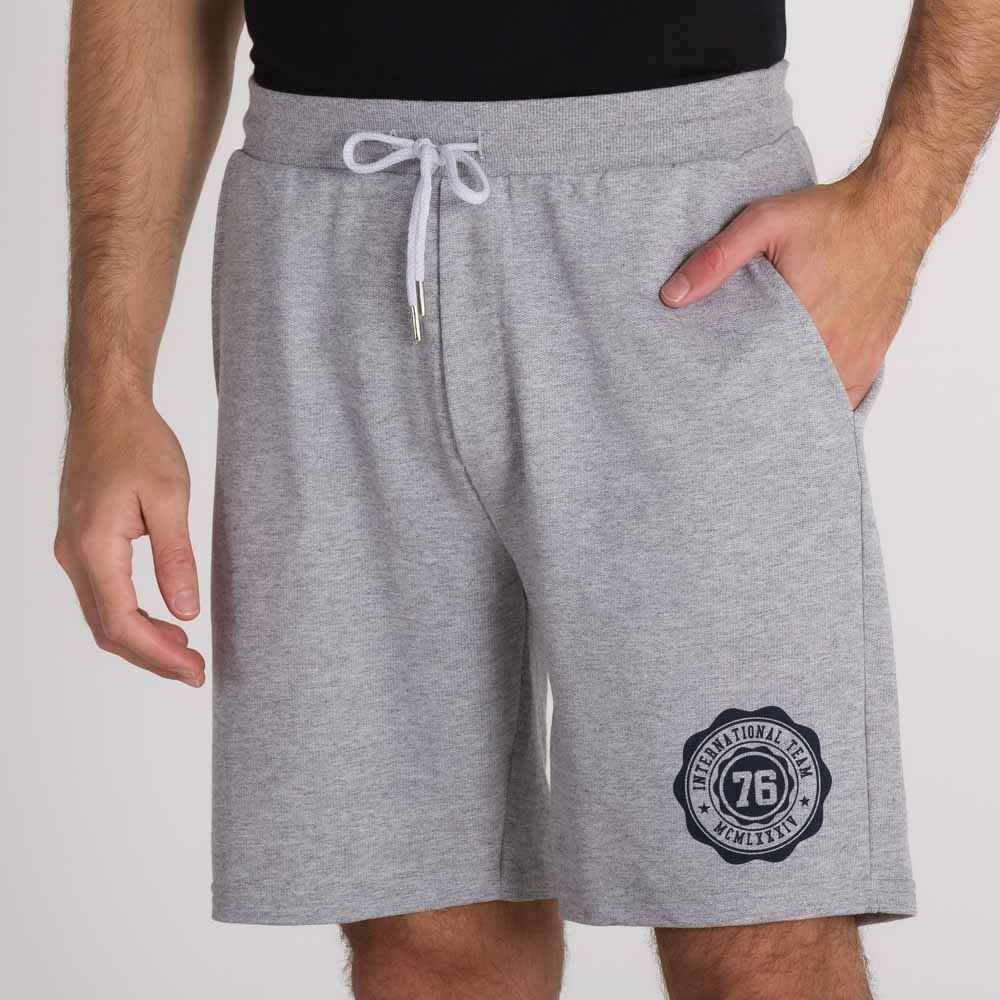 Bermuda de Moletom com Silk Frontal Thing