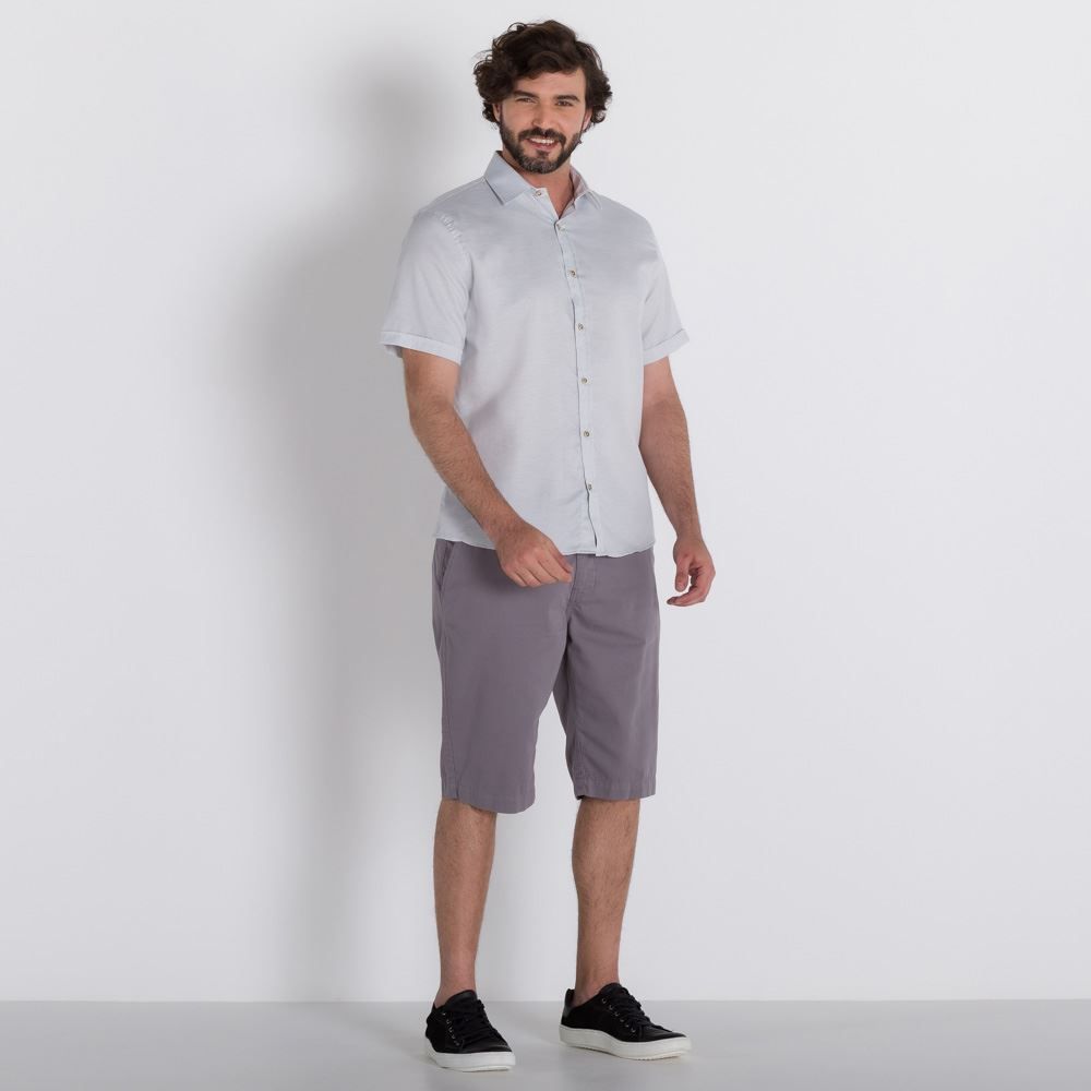 Bermuda de Sarja Bolso Faca Marc Alain