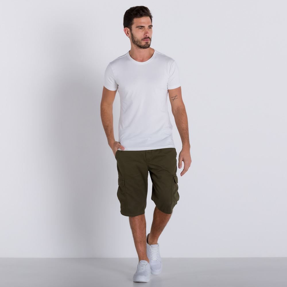 Bermuda de Sarja Cargo Marc Alain