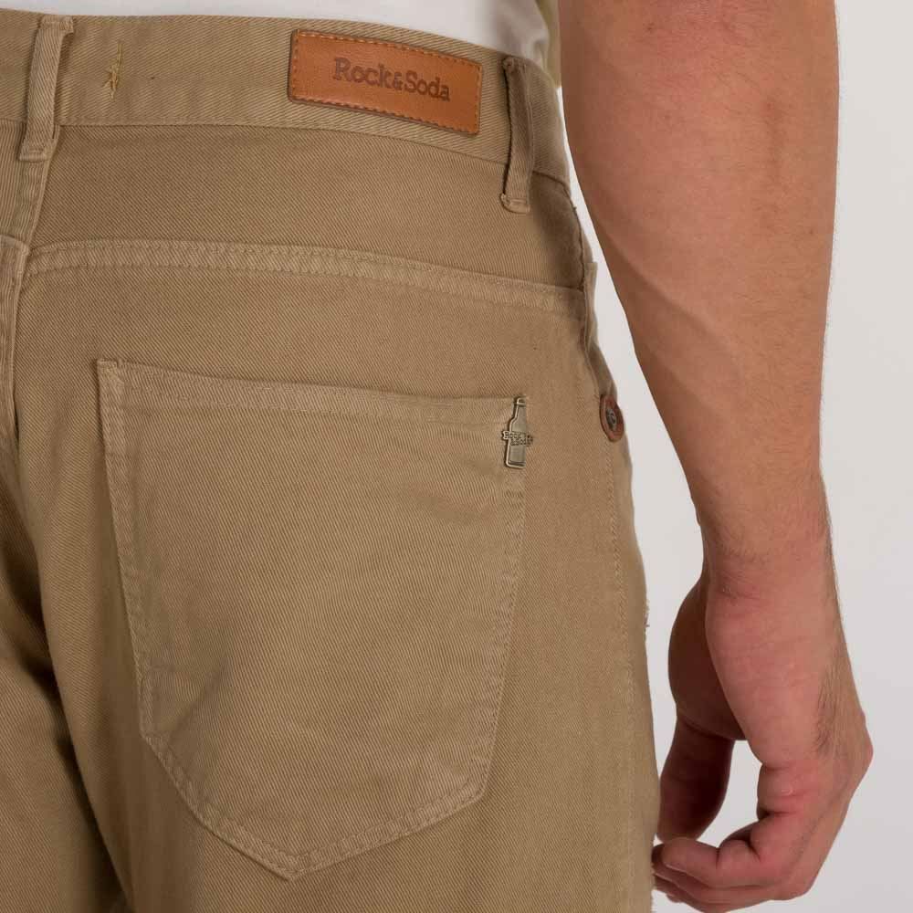 Bermuda de Sarja com Bigodes 3D Rock&Soda