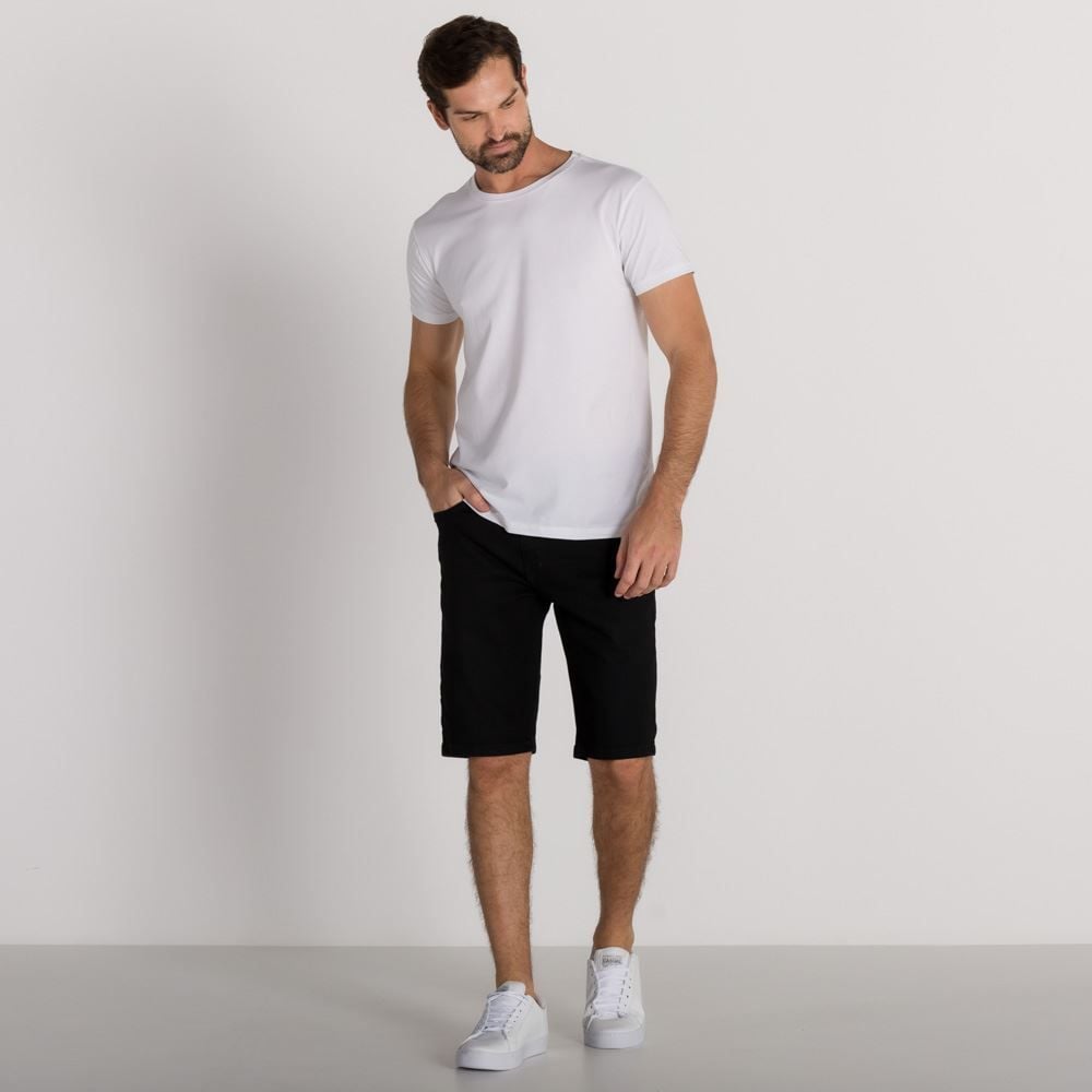 Bermuda de Sarja Slim Marc Alain