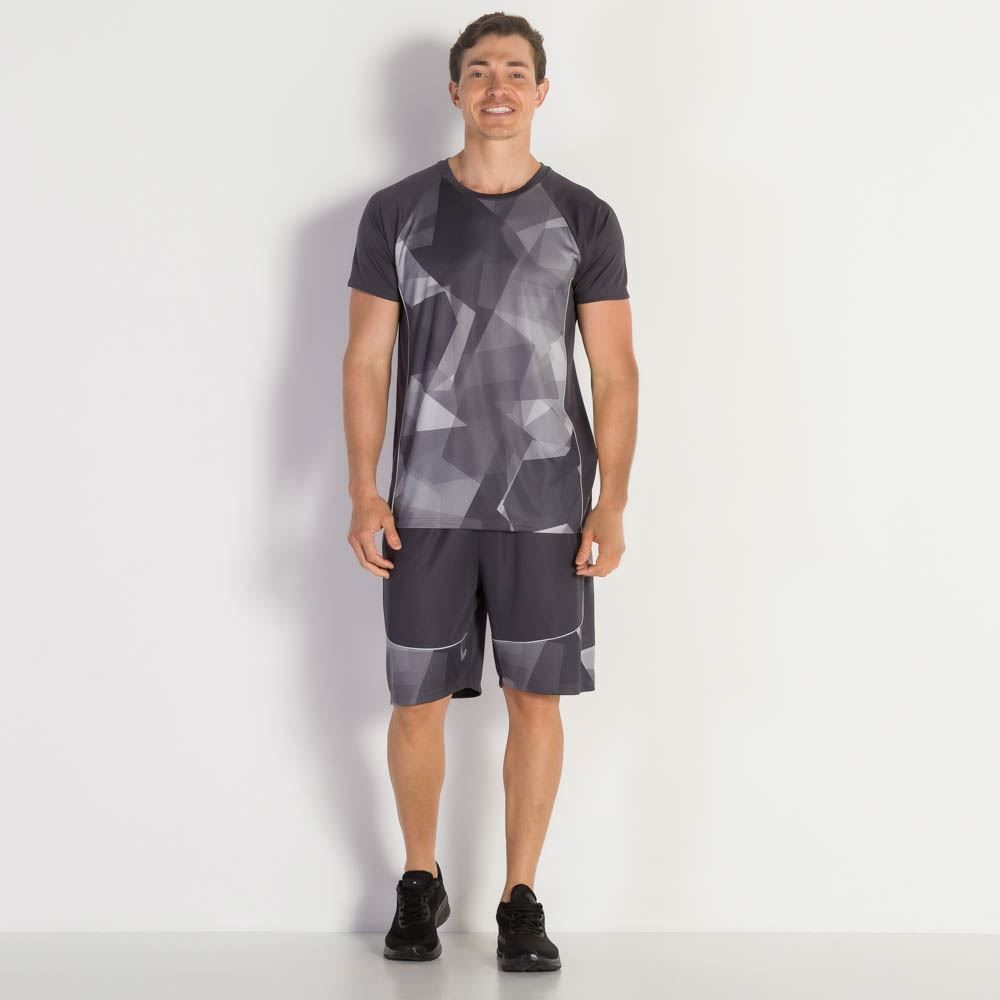 Bermuda Esportiva Dry Com Recorte Scream