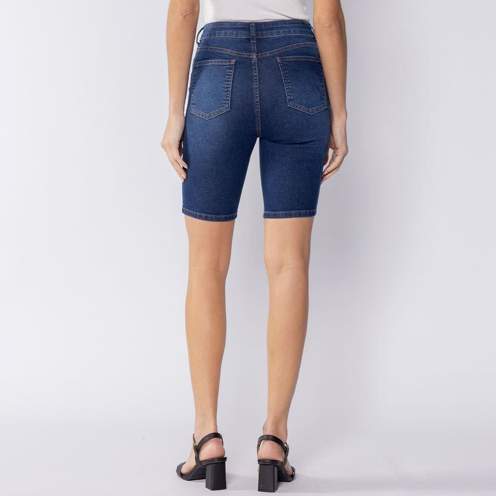 Bermuda Feminina Jeans Ciclista Patricia Foster