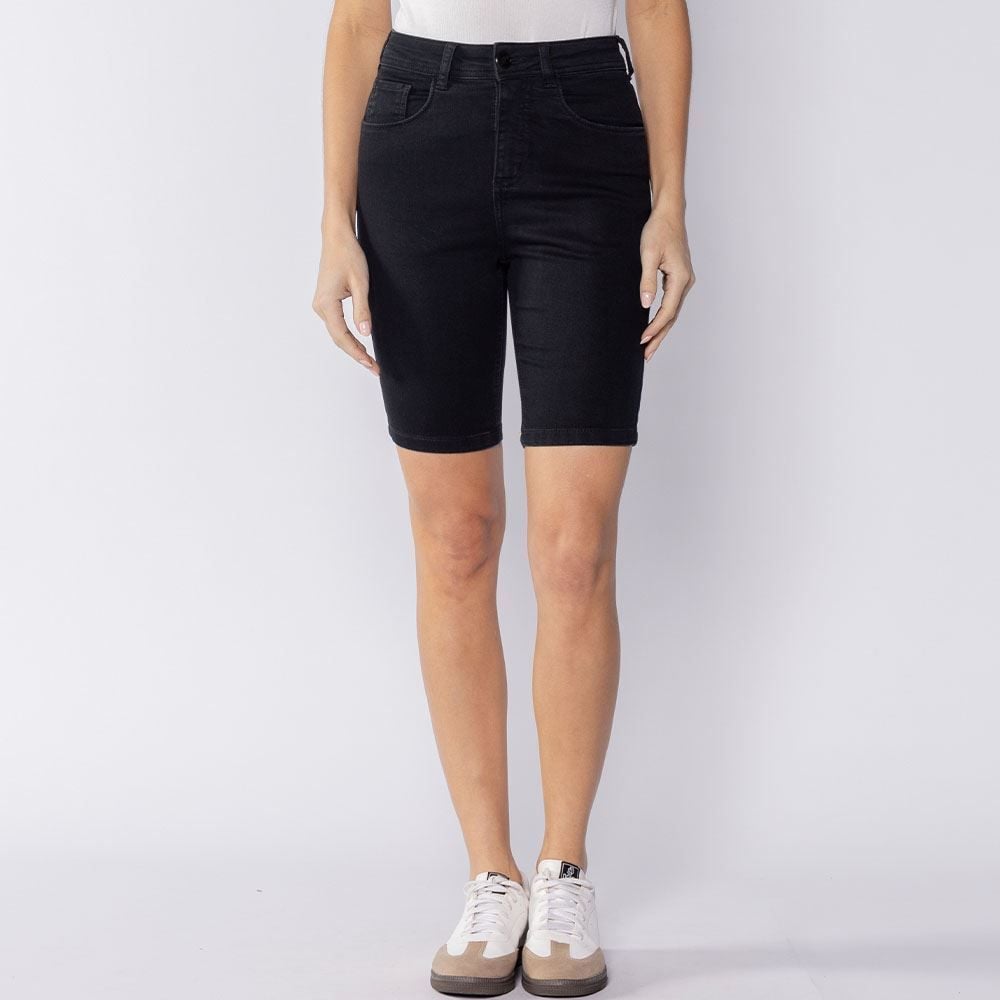 Bermuda Feminina Jeans Ciclista Patricia Foster