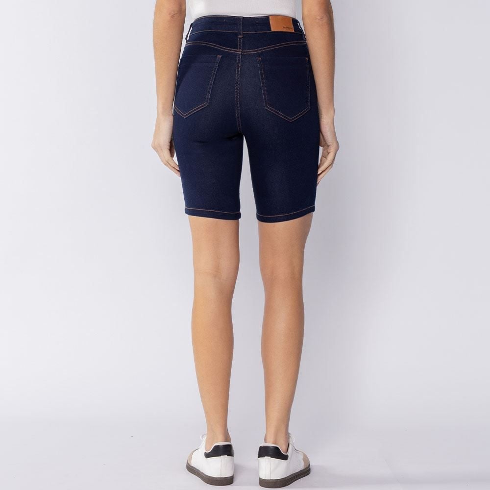Bermuda Feminina Jeans Ciclista Patricia Foster