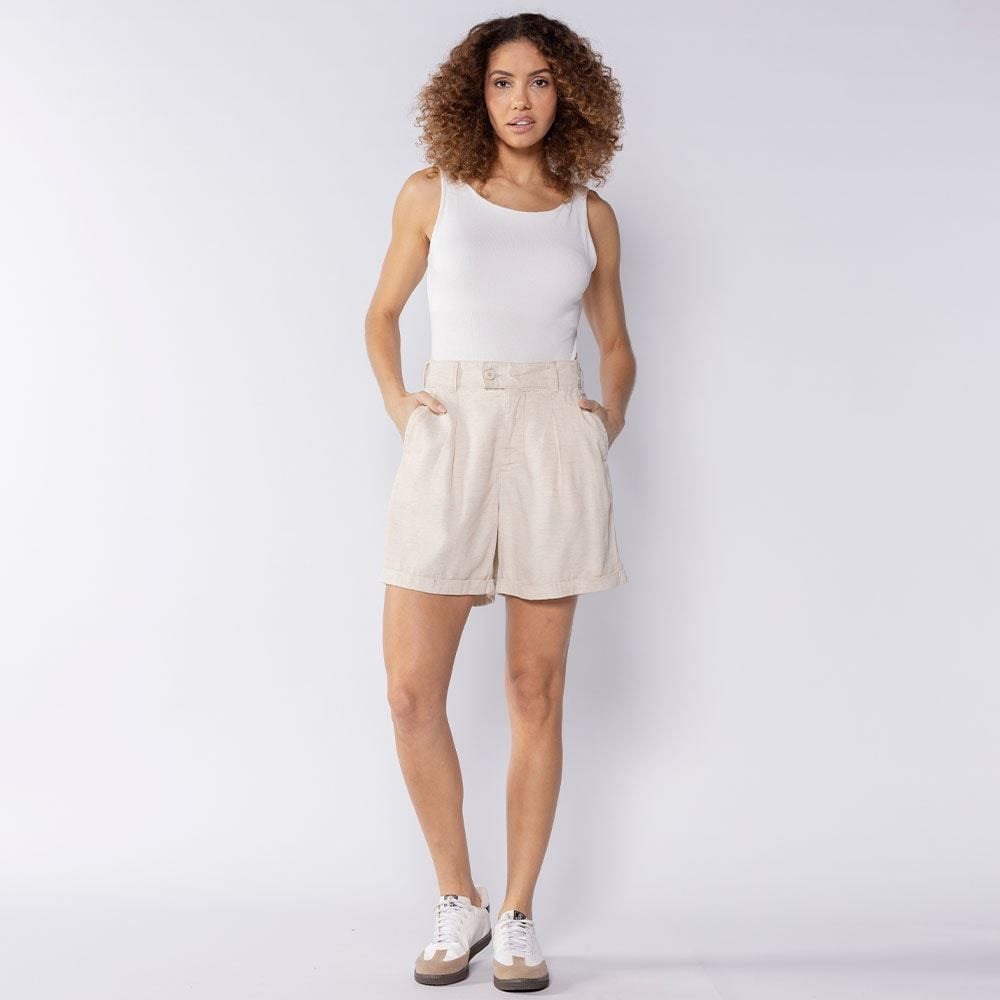 Bermuda Feminina Sarja Linho Patricia Foster