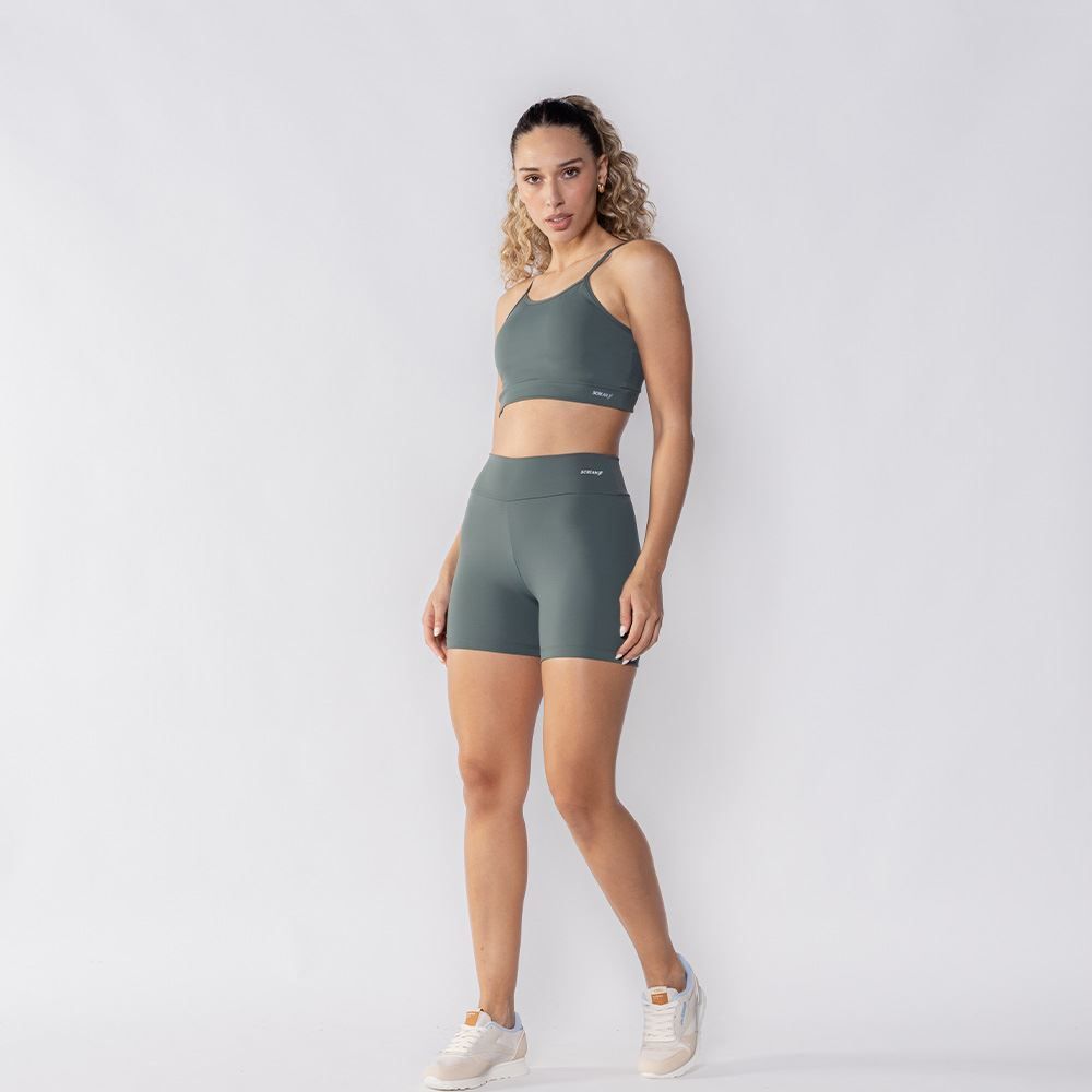 Bermuda Fitness Feminina De Poliamida Scream