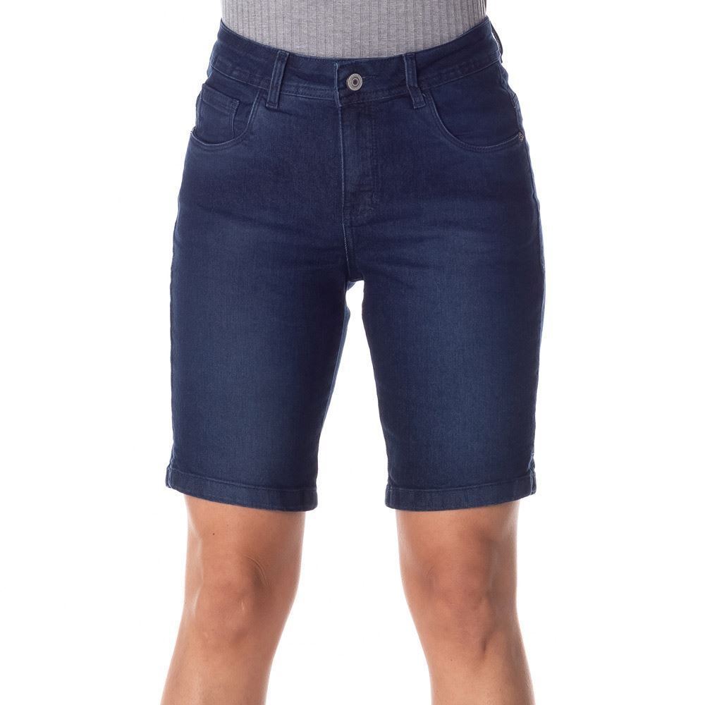 Bermuda Jeans Ciclista com Stone Leve Conthato