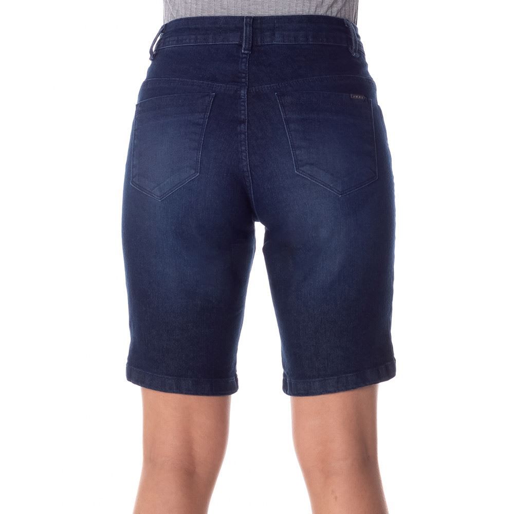 Bermuda Jeans Ciclista com Stone Leve Conthato