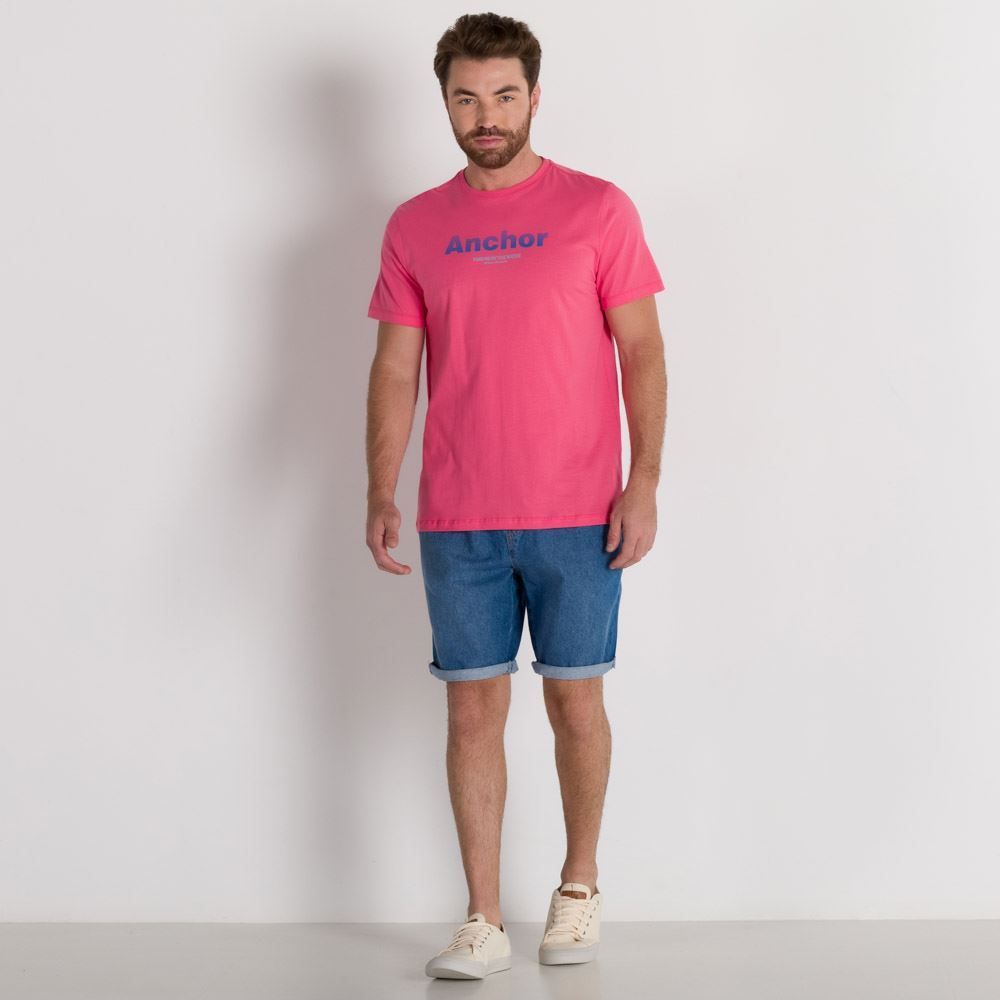 Bermuda Jeans Cós com Elástico Marc Alain