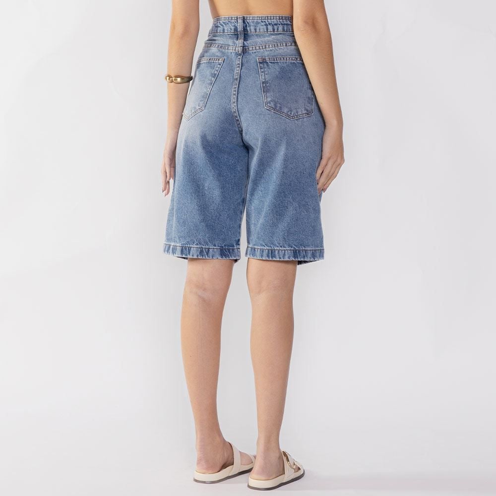 Bermuda Jeans Feminina Patricia Foster