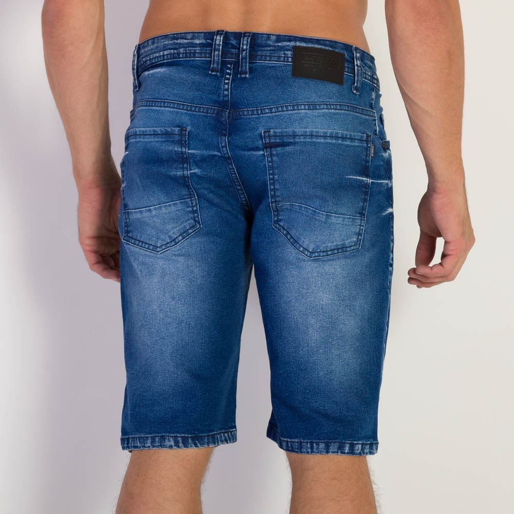 Bermuda Jeans Masculina Five Pockets Nicoboco