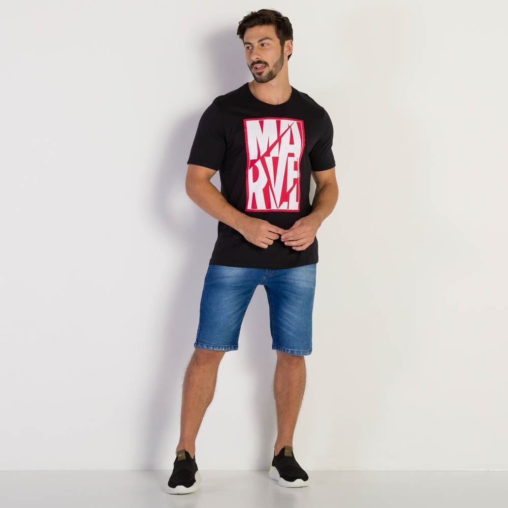 Bermuda Jeans Masculina Five Pockets Nicoboco