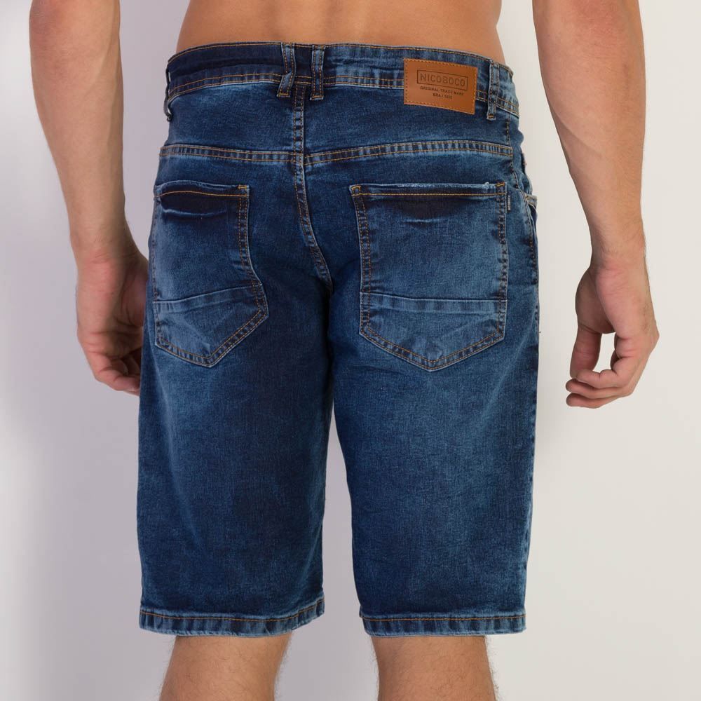 Bermuda Jeans Masculina Nicoboco