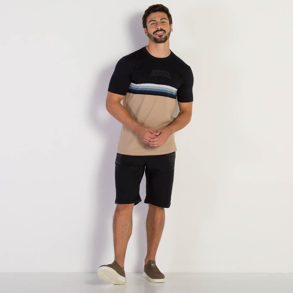 Bermuda Jeans Masculina Slim Nicoboco