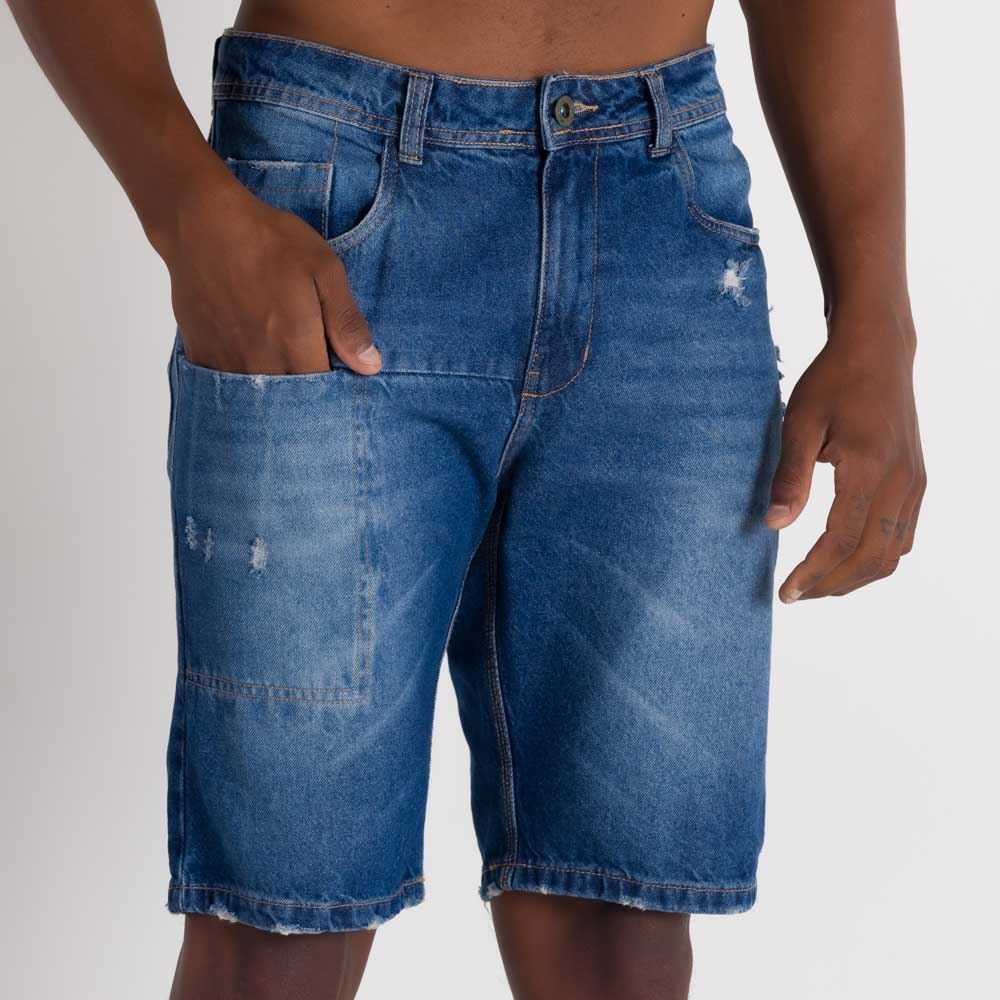 Bermuda Jeans Masculino Nicoboco