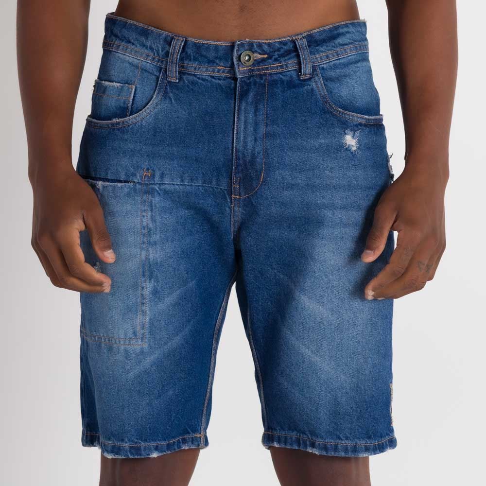 Bermuda Jeans Masculino Nicoboco