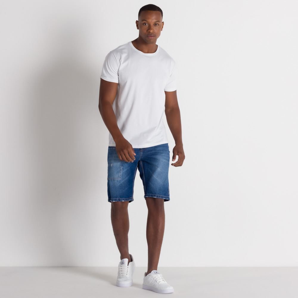 Bermuda Jeans Masculino Nicoboco