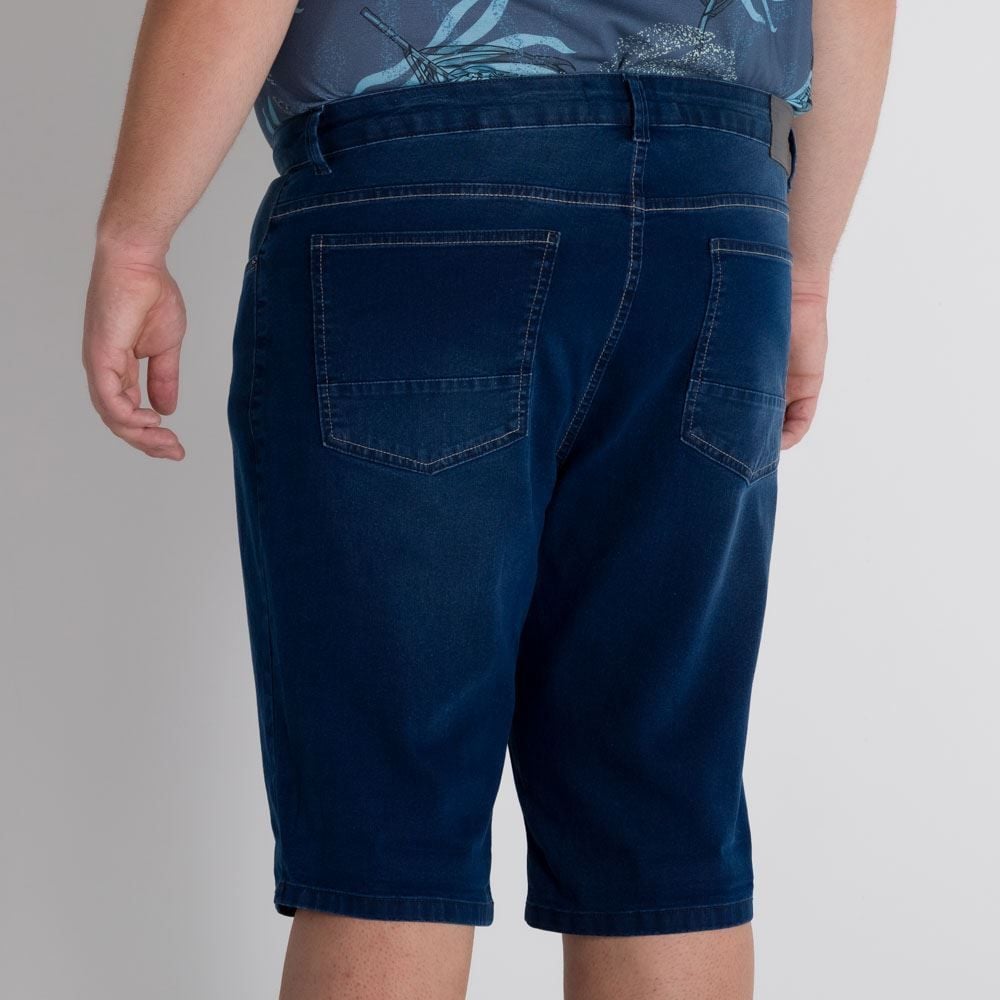 Bermuda Jeans Masculino Plus Size Marc Alain