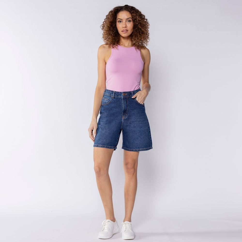 Bermuda Feminina Jeans Patricia Foster