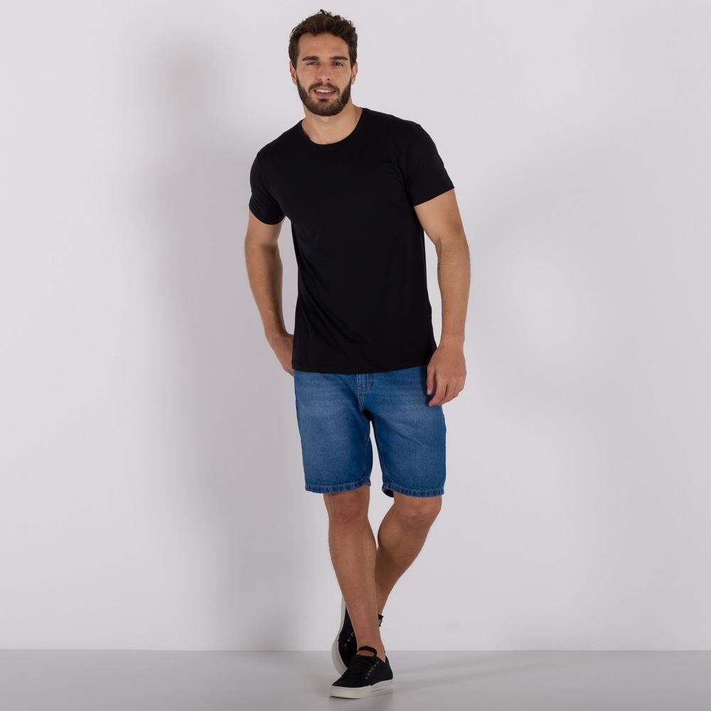 Bermuda Jeans Ponto de Luz Marc Alain